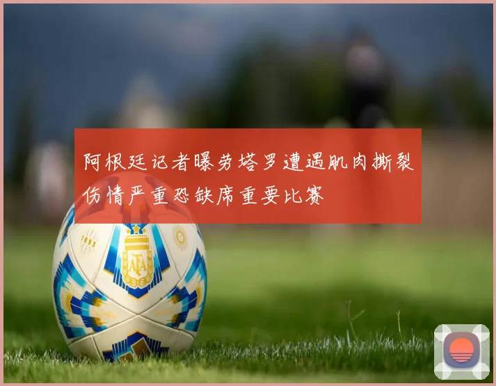 阿根廷记者曝劳塔罗遭遇肌肉撕裂伤情严重恐缺席重要比赛